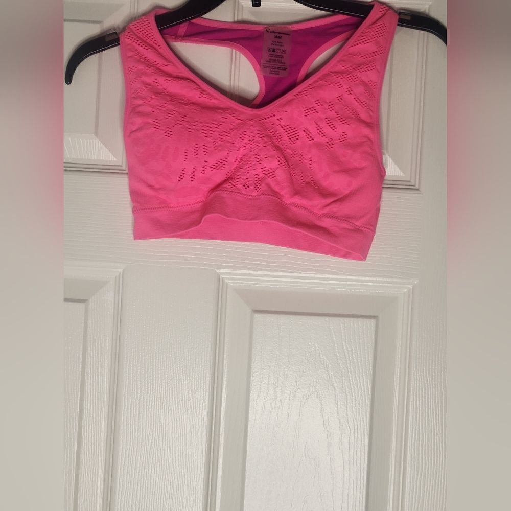 CLIMAWEAR M/M SEAMLESS SPORTS BRA PADDED  PINK  WOMEN'S